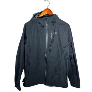 Outdoor Research Women’s Aspire Black Seam Sealed Gore-Tex Rain Jacket Size M